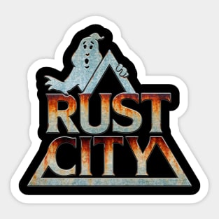 Ghostbusters Rust City Sticker